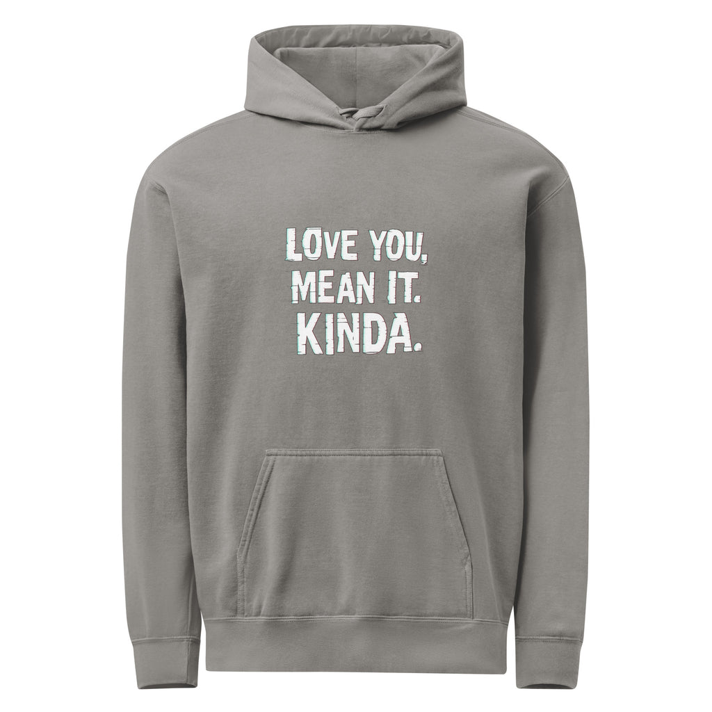 PureSarcasm sarcastic hoodie - grey, front view