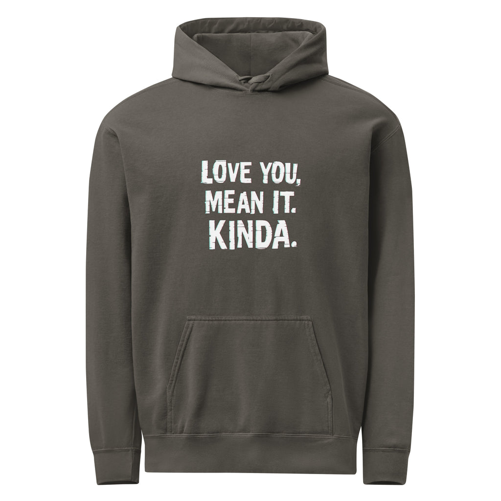 PureSarcasm sarcastic hoodie - pepper, front view