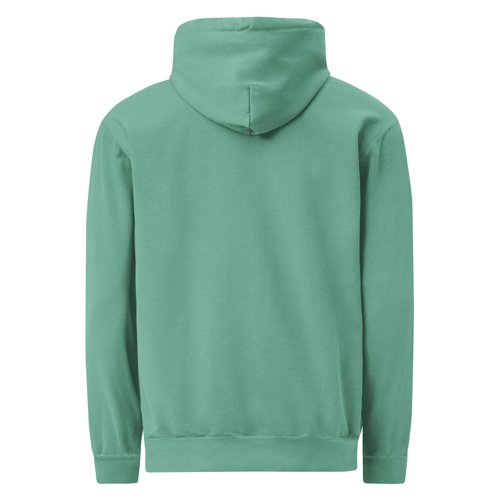 PureSarcasm sarcastic hoodie - seafoam, back view