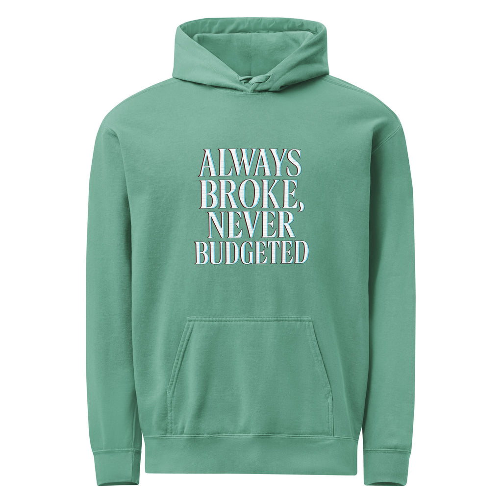 PureSarcasm sarcastic hoodie - seafoam, front view