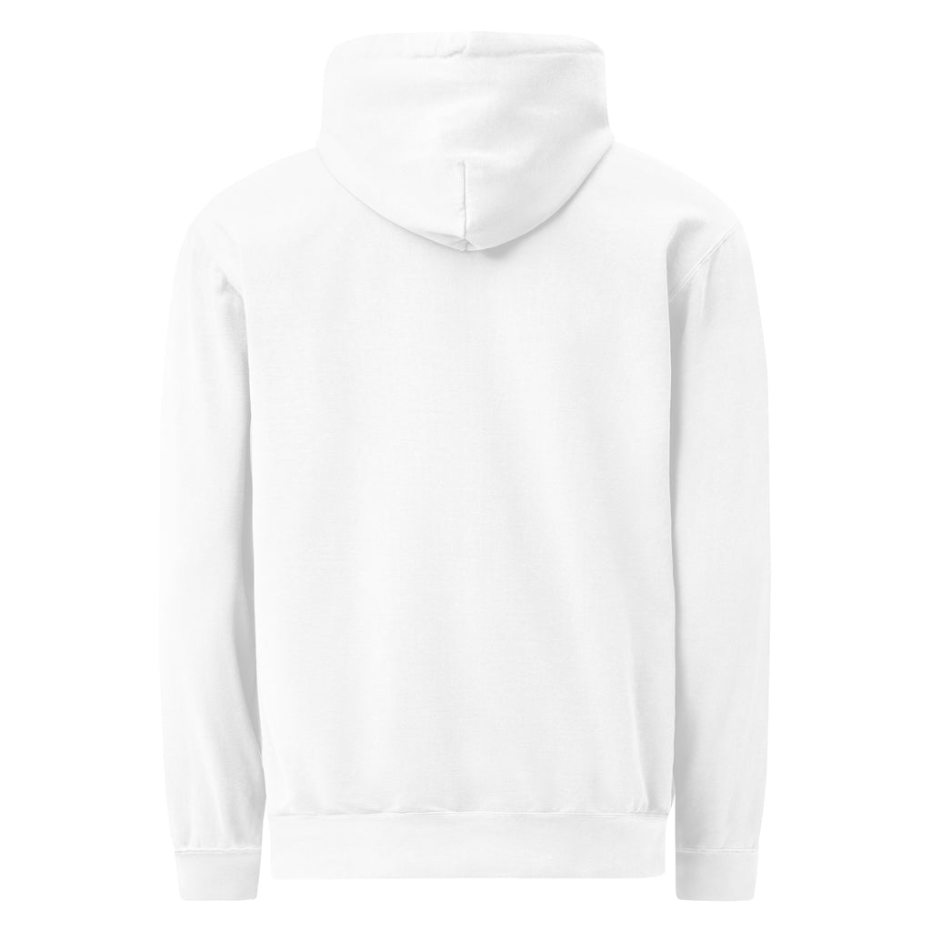 PureSarcasm sarcastic hoodie - white, back view