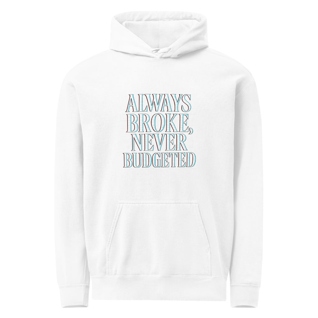 PureSarcasm sarcastic hoodie - white, front view