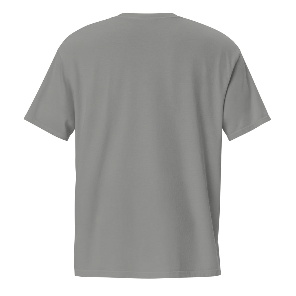 Barely Paid, Fully Dead Inside sarcastic t-shirt - t grey, back view