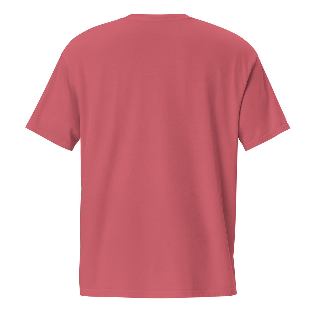 Barely Paid, Fully Dead Inside sarcastic t-shirt - t watermelon, back view