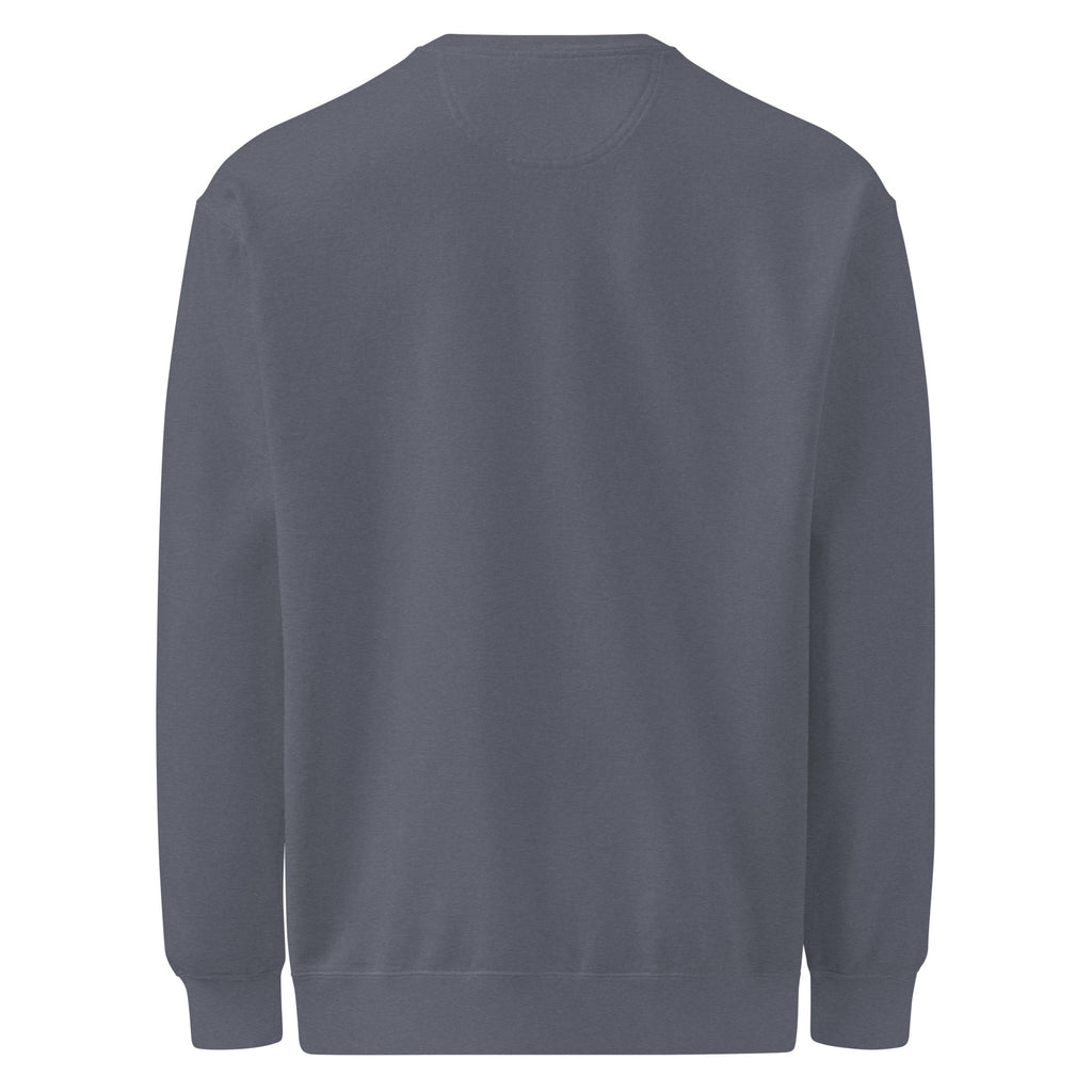 Dreams? Oh, I Sold Those. sarcastic sweatshirt - dyed denim, back view