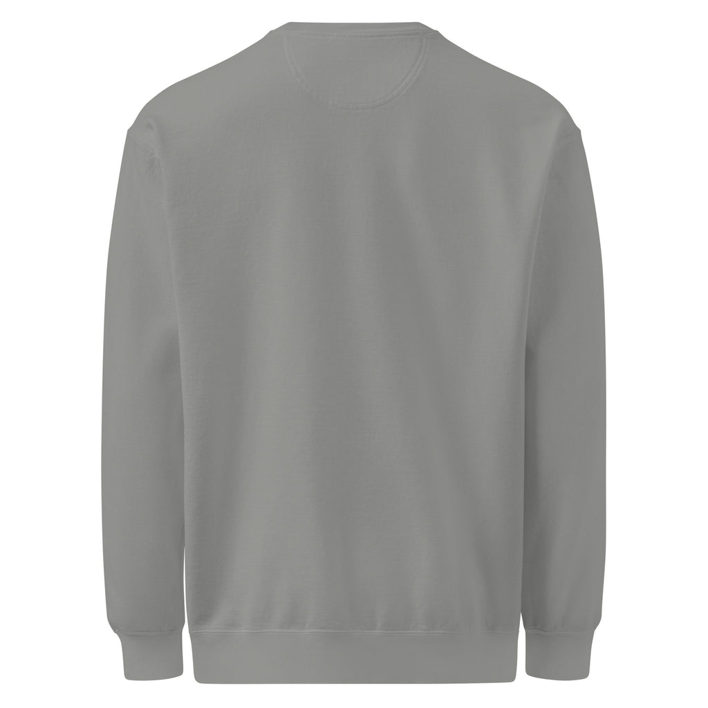 Dreams? Oh, I Sold Those. sarcastic sweatshirt - dyed grey, back view