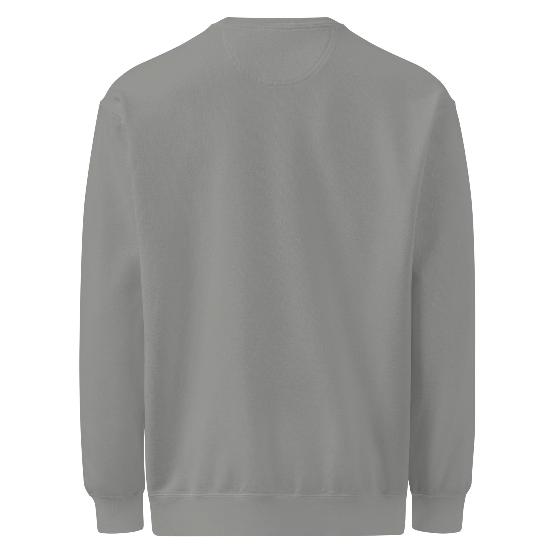 Dreams? Oh, I Sold Those. sarcastic sweatshirt - dyed grey, back view