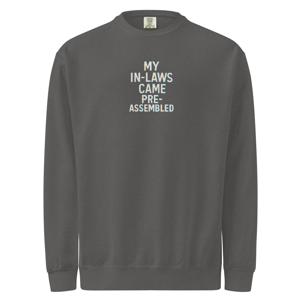 PureSarcasm sarcastic sweatshirt - dyed pepper, front view