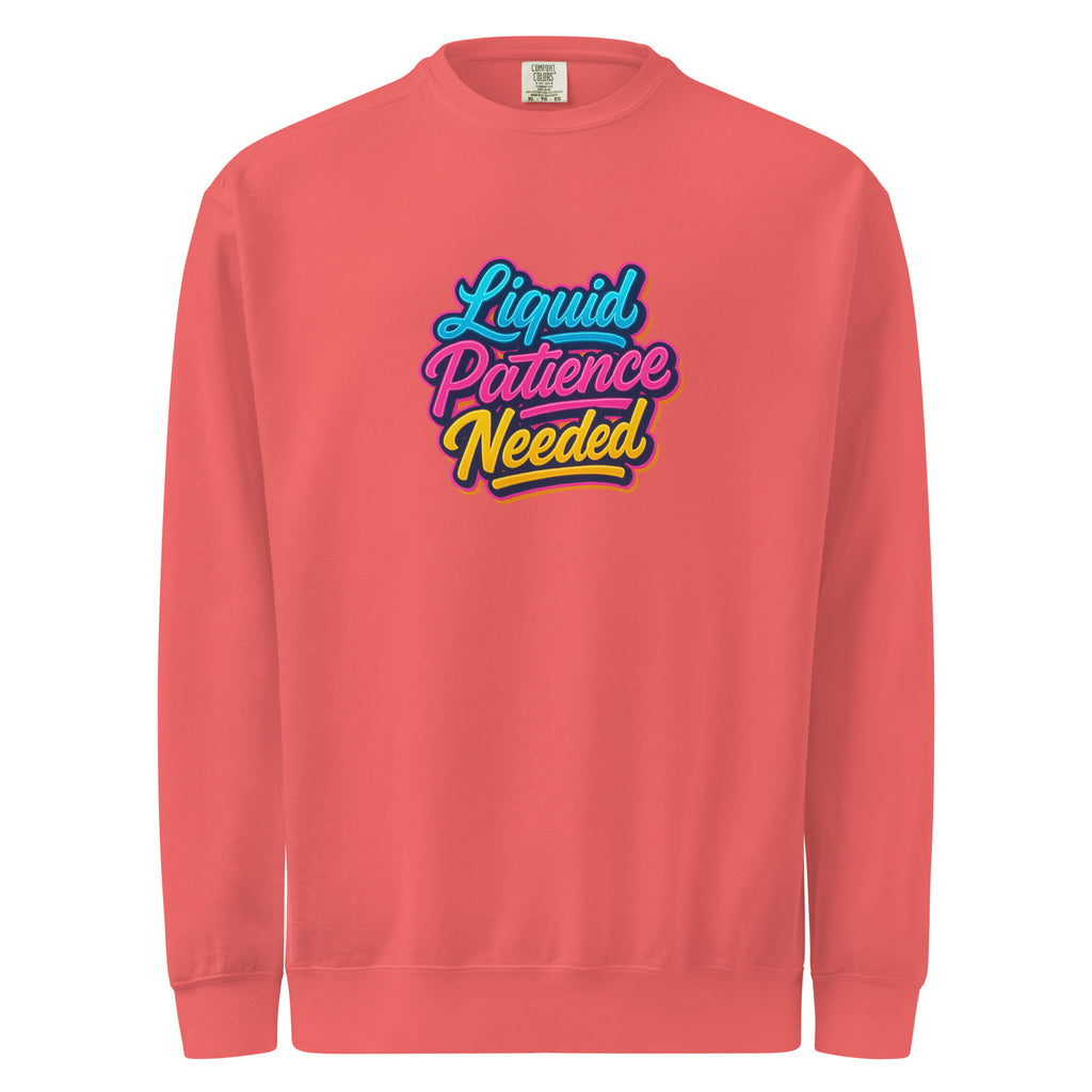 PureSarcasm sarcastic sweatshirt - dyed watermelon, front view