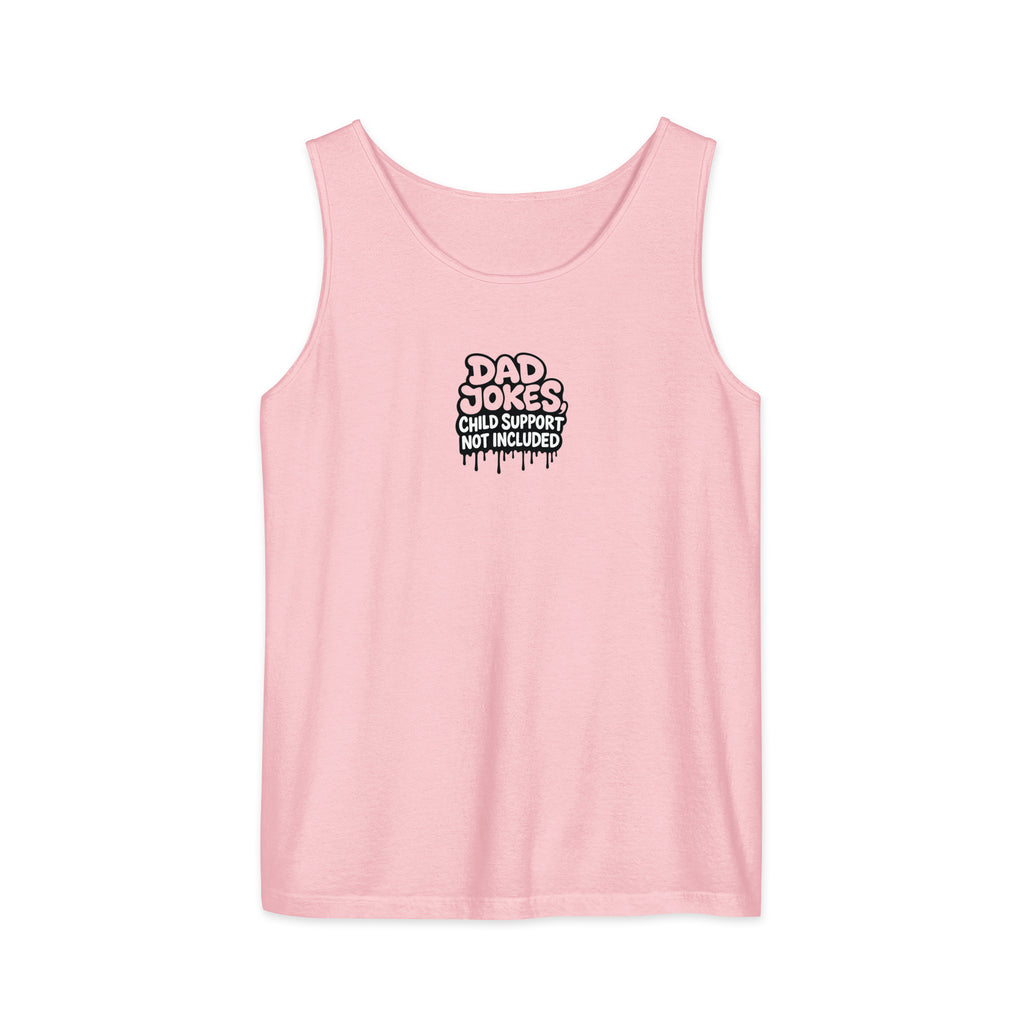 PureSarcasm sarcastic tank top - garment dyed, front view