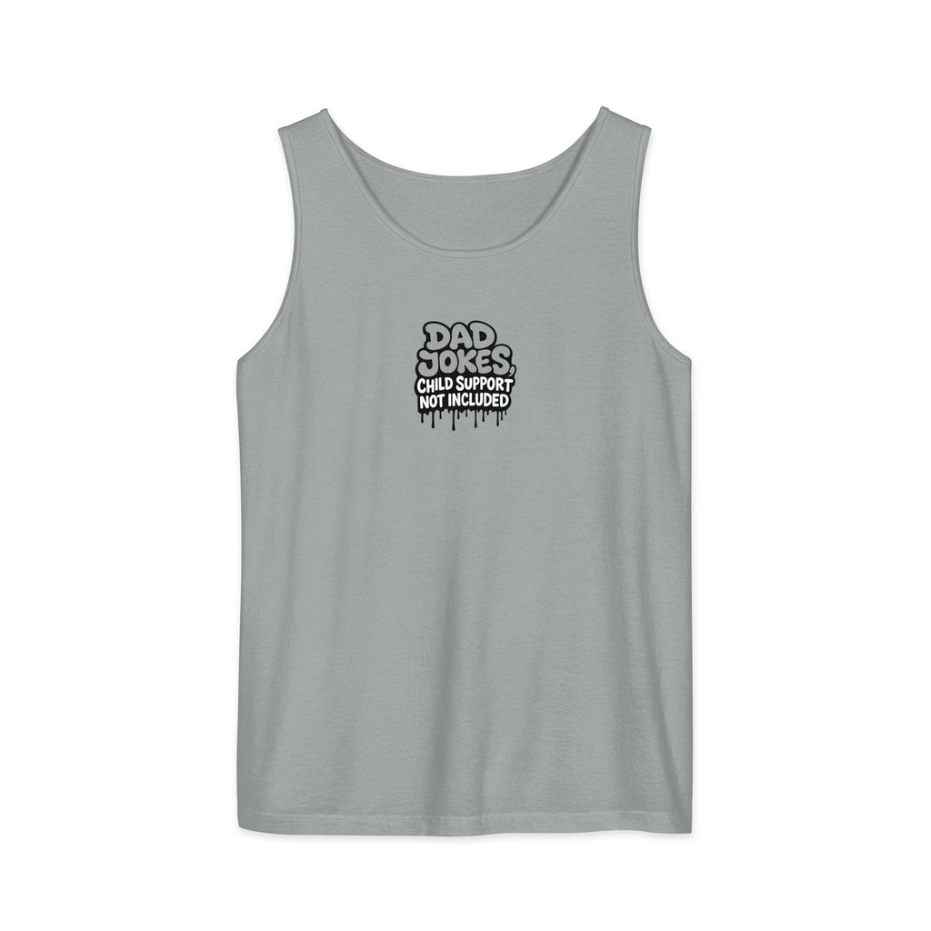 PureSarcasm sarcastic tank top - garment dyed, front view