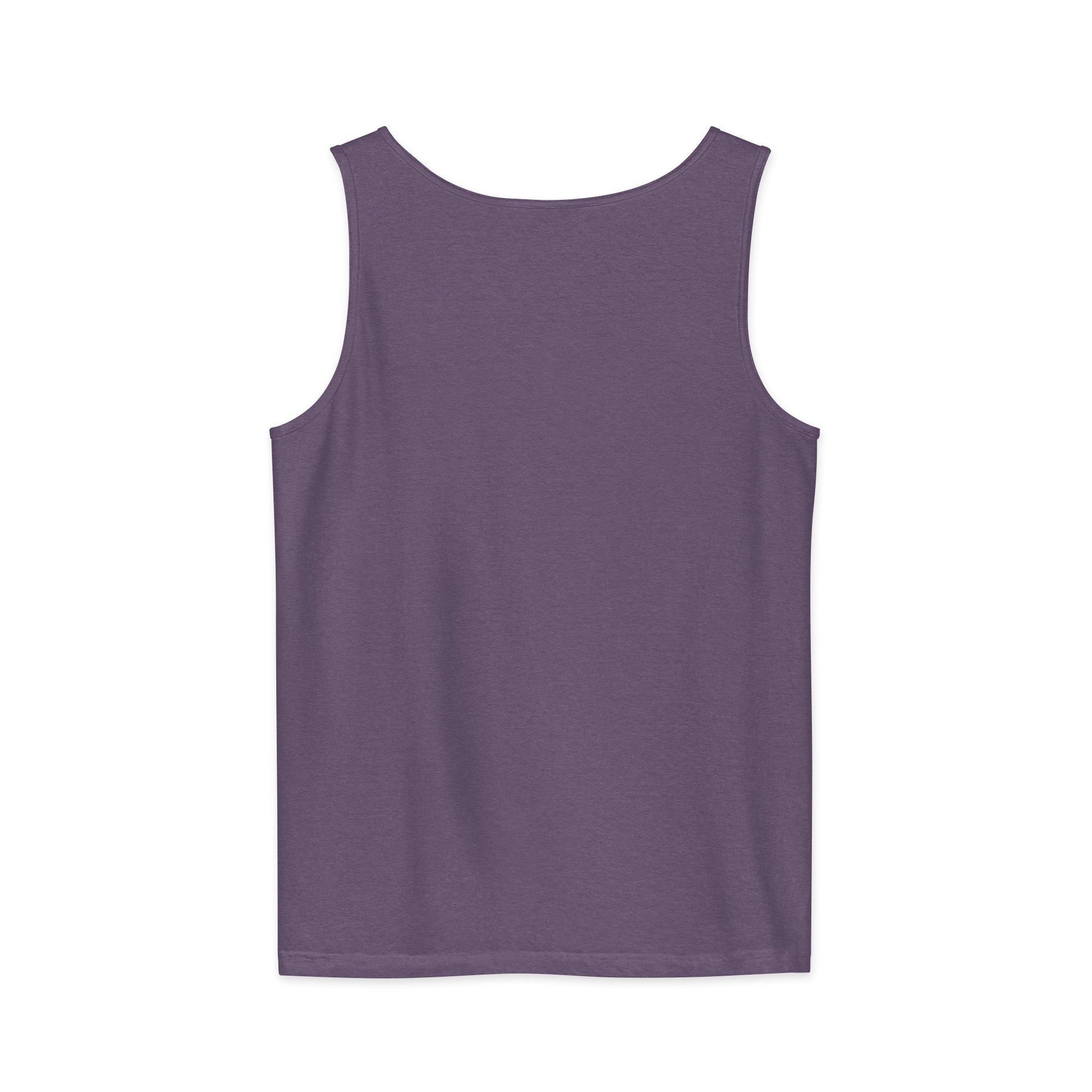 PureSarcasm sarcastic tank top - garment dyed, back view