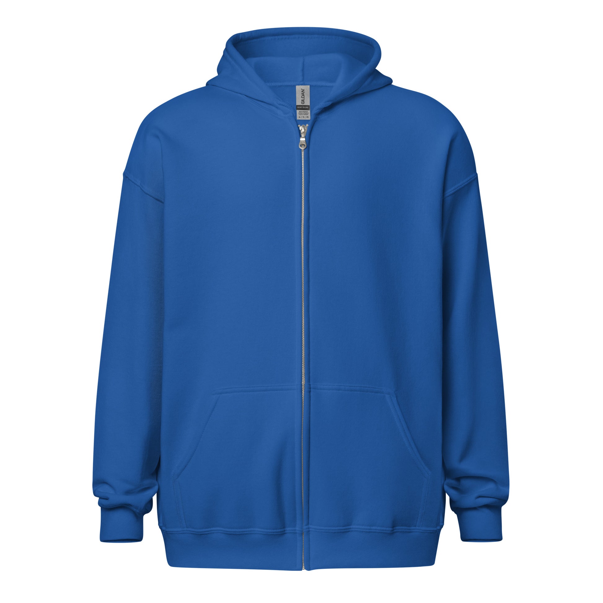 Dream Job? I Nap Here. sarcastic hoodie - zip royal, front view