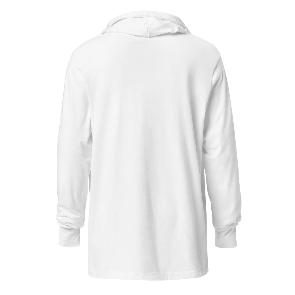 PureSarcasm sarcastic long sleeve shirt - white, back view