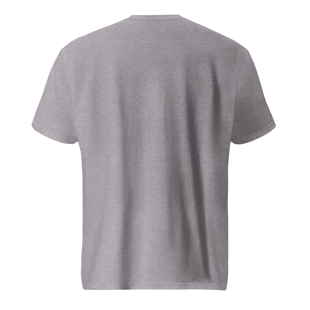 PureSarcasm sarcastic t-shirt - heather grey, back view
