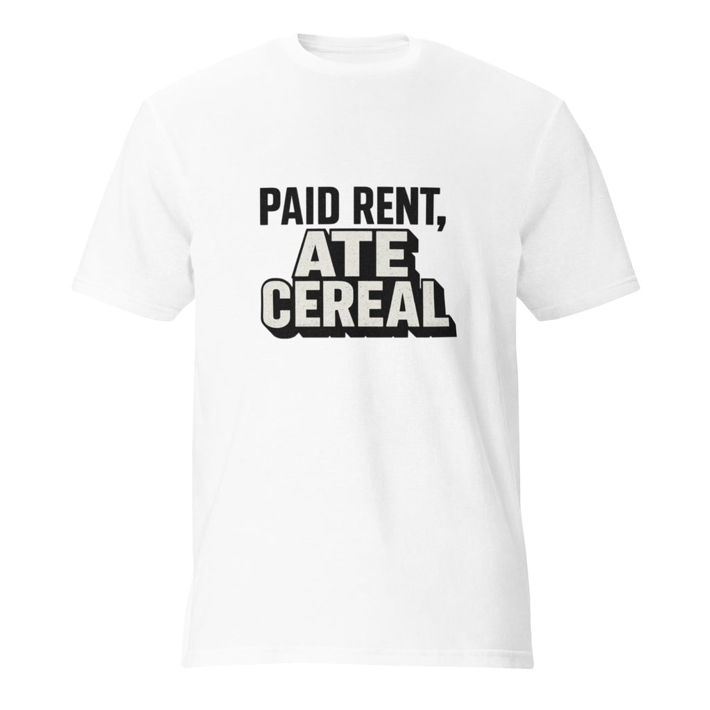 PureSarcasm sarcastic t-shirt - t white, front view