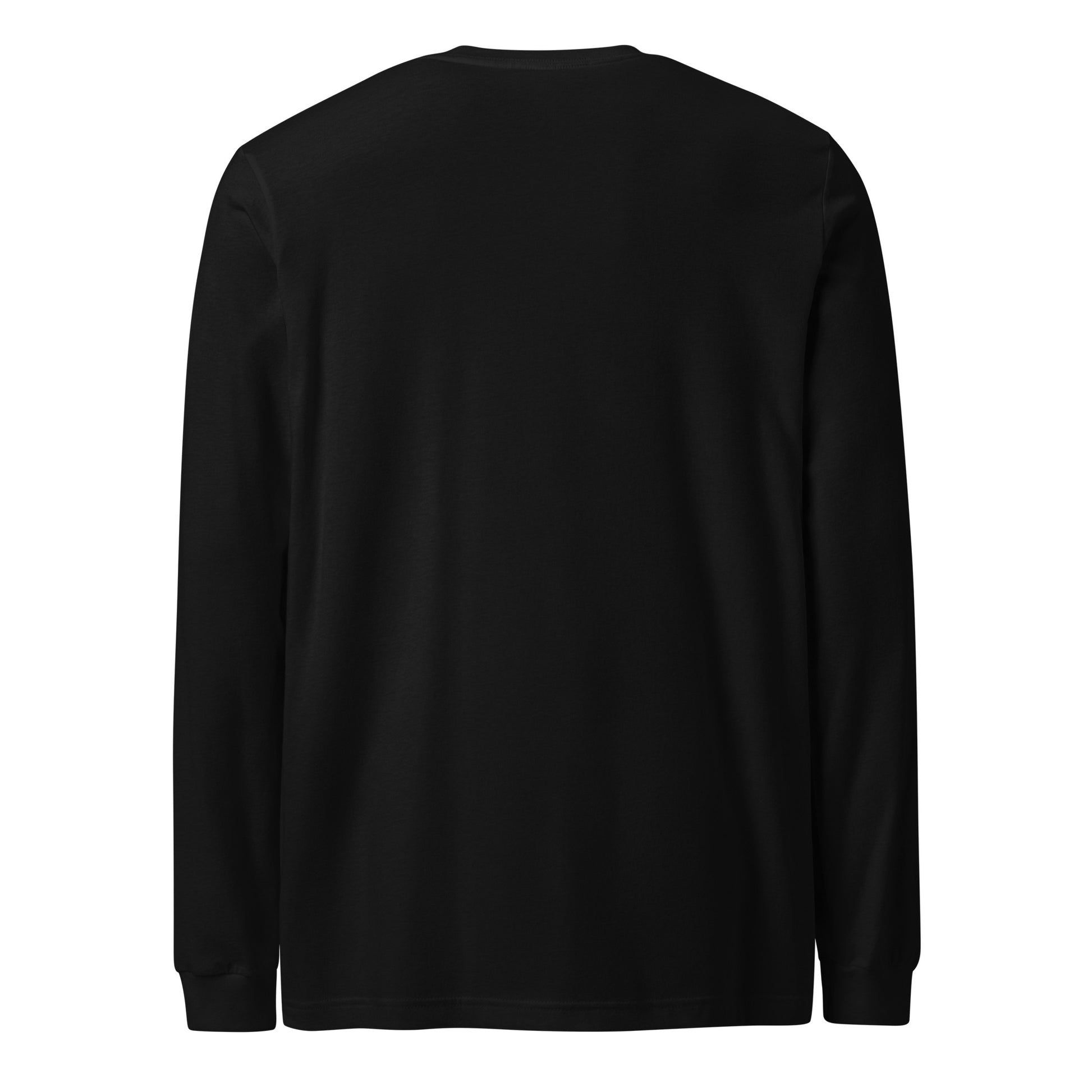 Professional Avoider of Phone Calls sarcastic long sleeve shirt - black, back view