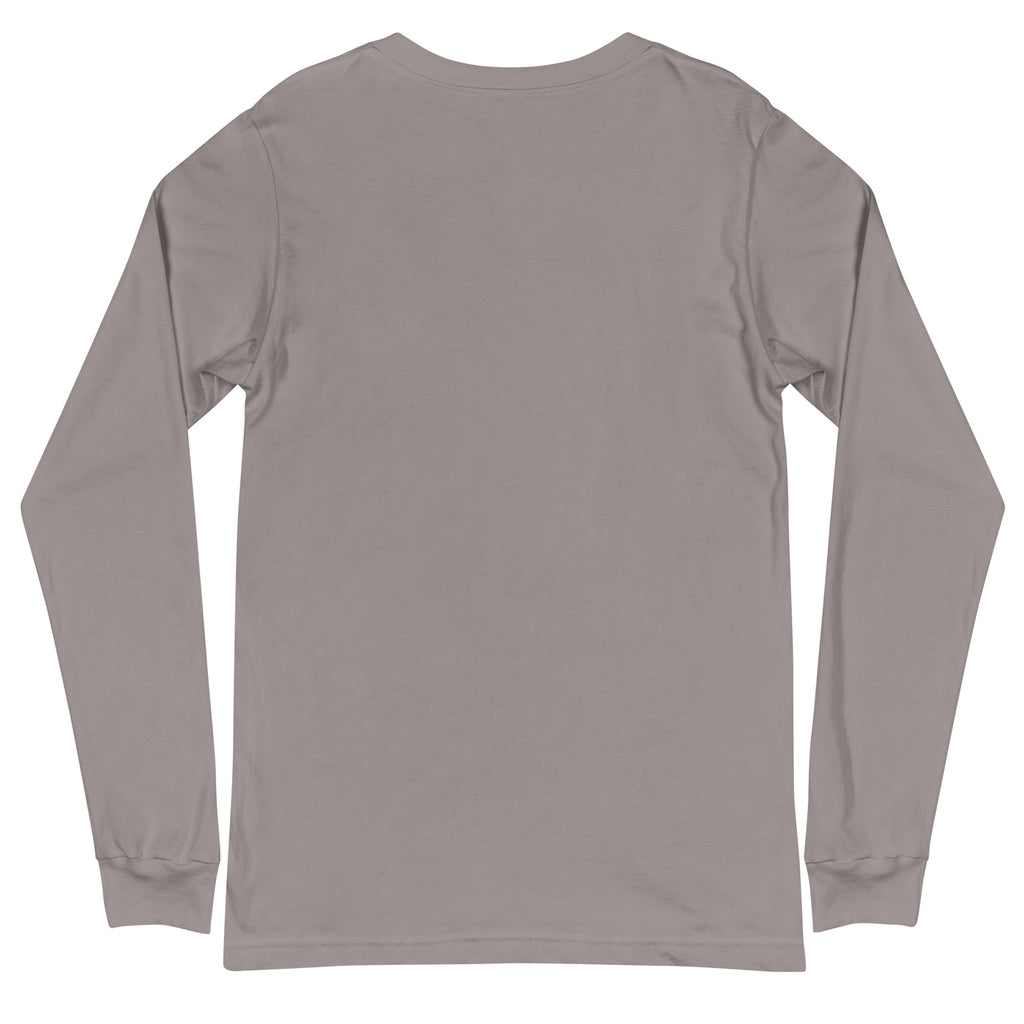 PureSarcasm sarcastic long sleeve shirt - storm, back view