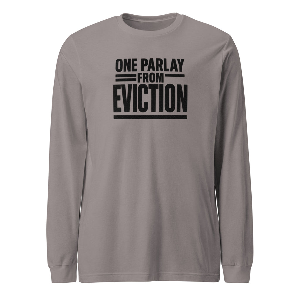 PureSarcasm sarcastic long sleeve shirt - storm, front view