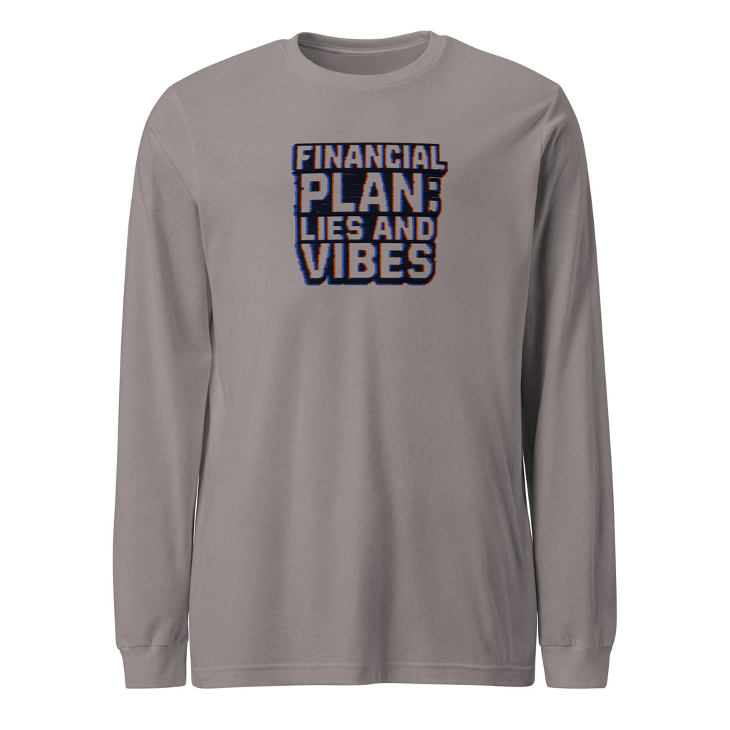 PureSarcasm sarcastic long sleeve shirt - storm, front view