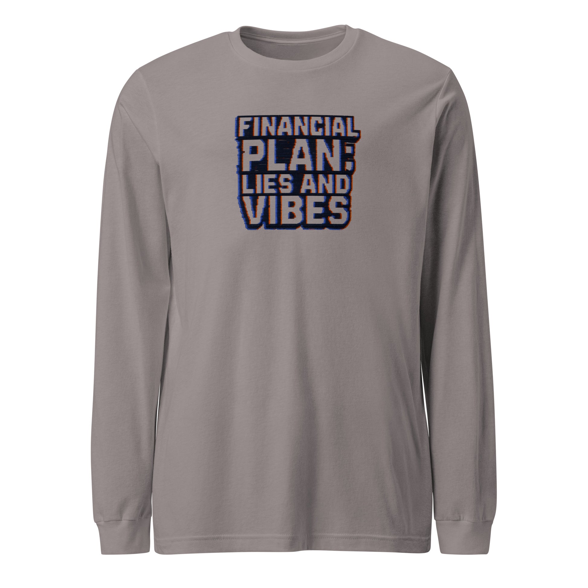 PureSarcasm sarcastic long sleeve shirt - storm, front view