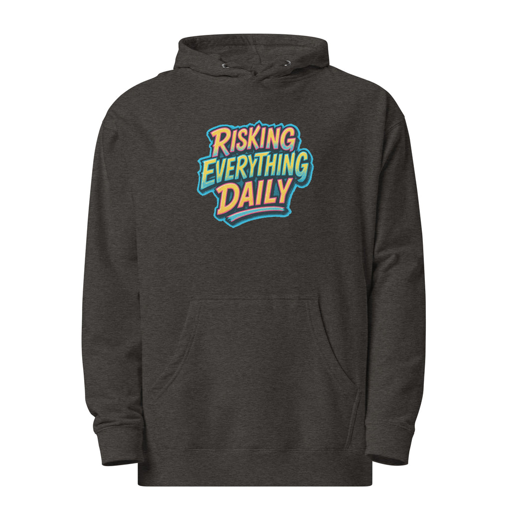 PureSarcasm sarcastic hoodie - charcoal heather, front view