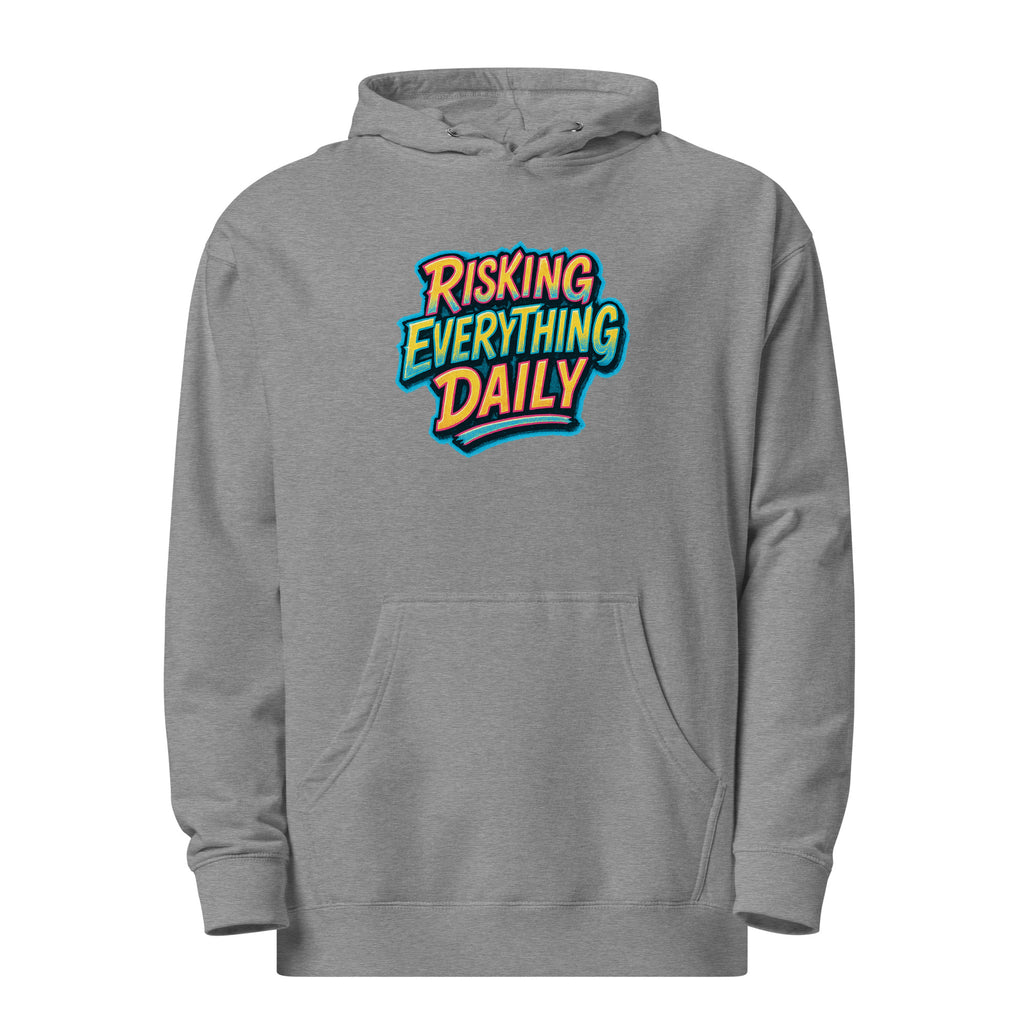 PureSarcasm sarcastic hoodie - gunmetal heather, front view