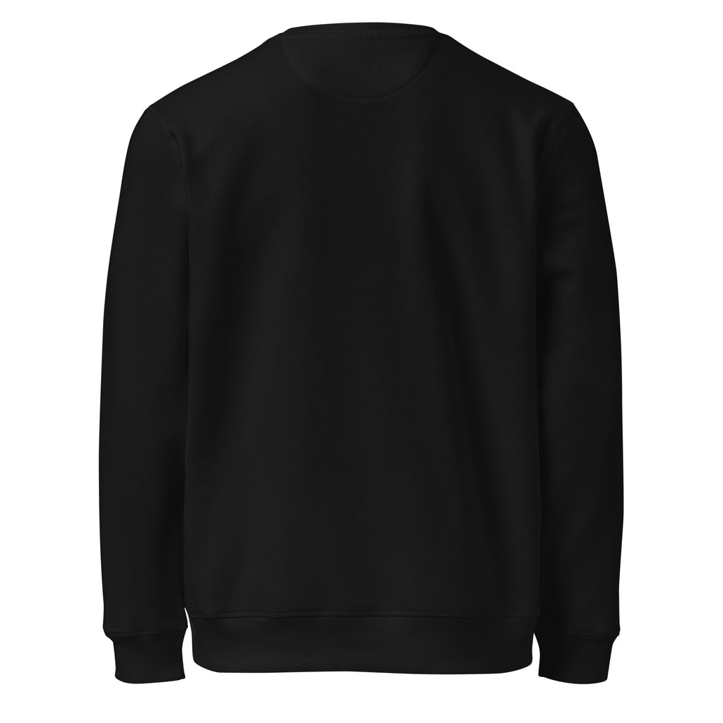 PureSarcasm sarcastic sweatshirt - weight black, back view