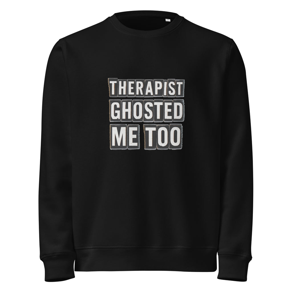 PureSarcasm sarcastic sweatshirt - weight black, front view