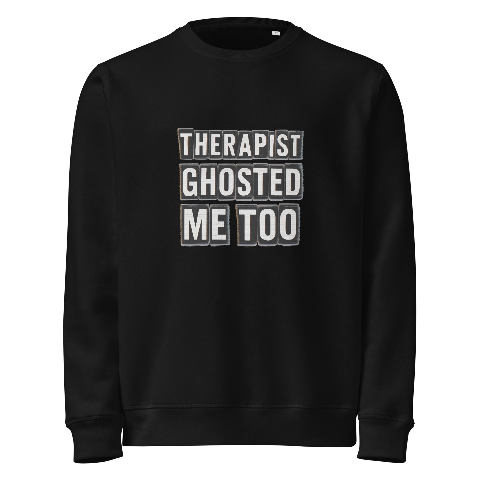 PureSarcasm sarcastic sweatshirt - weight black, front view