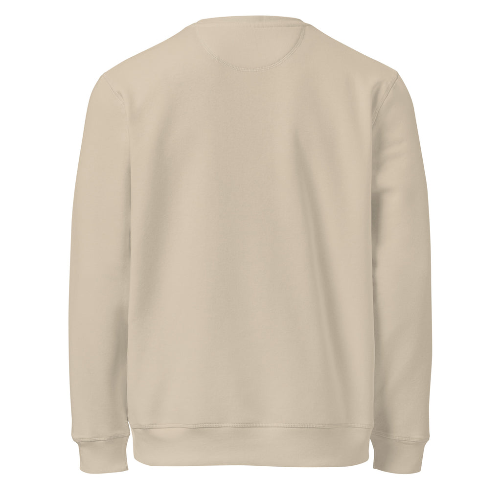 PureSarcasm sarcastic sweatshirt - desert dust, back view