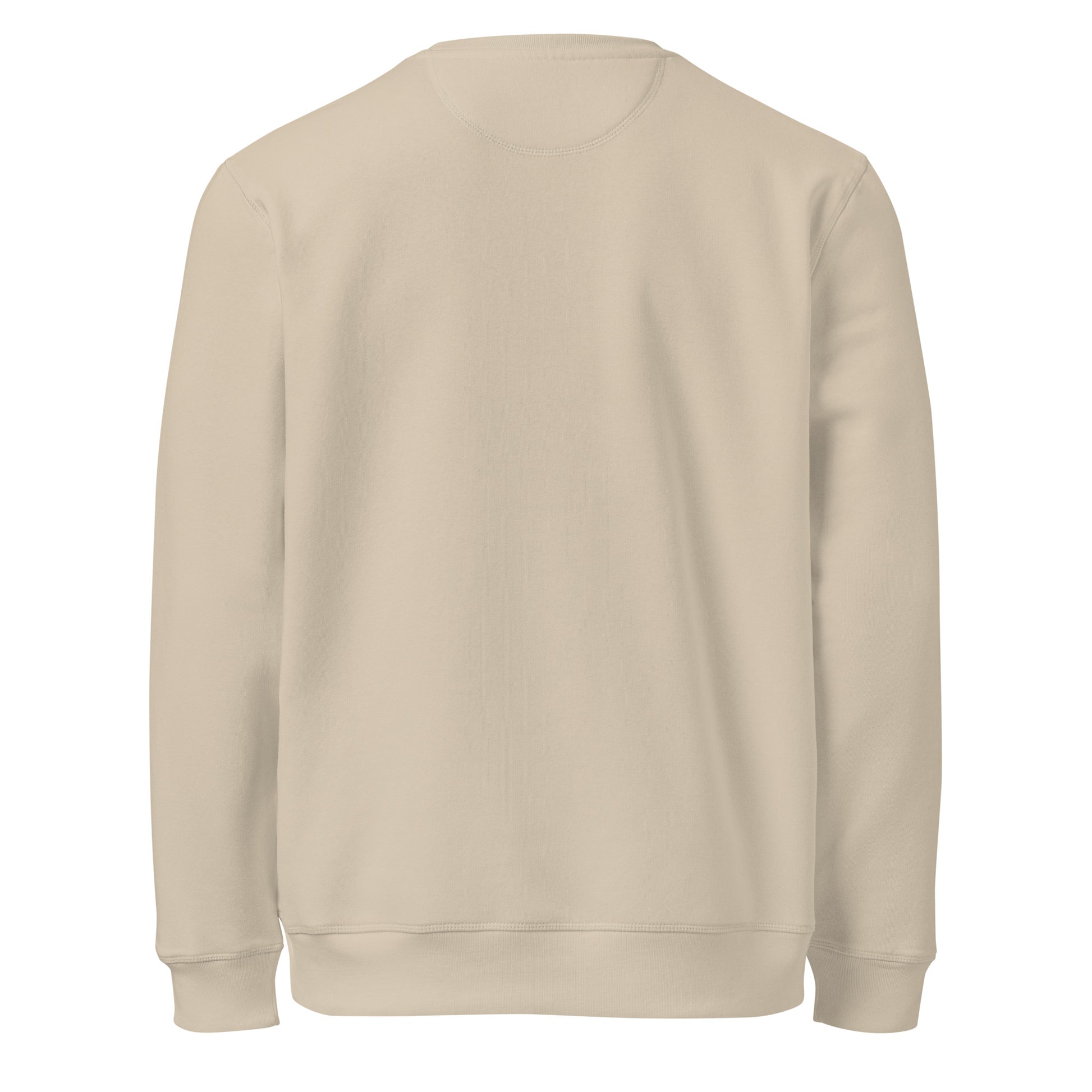 PureSarcasm sarcastic sweatshirt - desert dust, back view