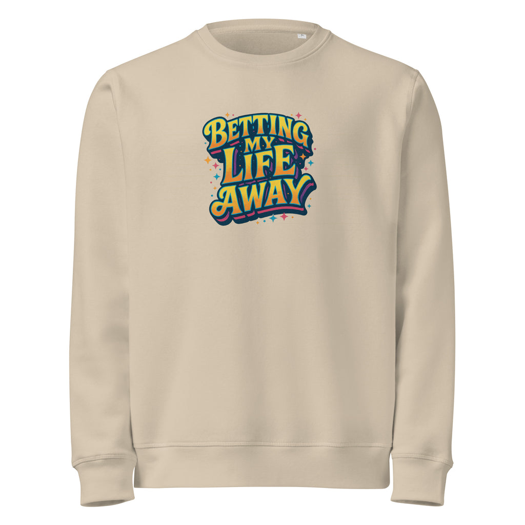 PureSarcasm sarcastic sweatshirt - desert dust, front view