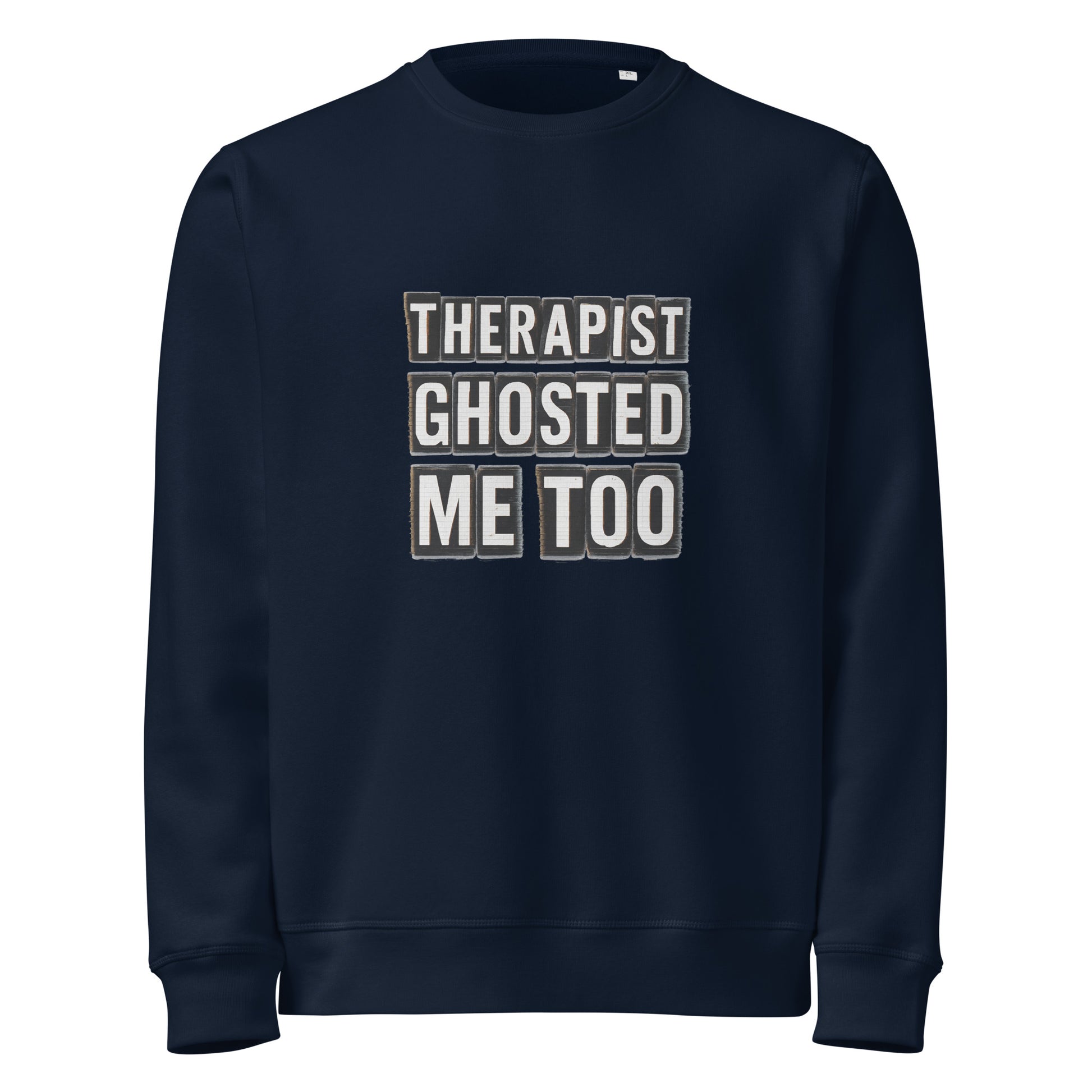 PureSarcasm sarcastic sweatshirt - french navy, front view
