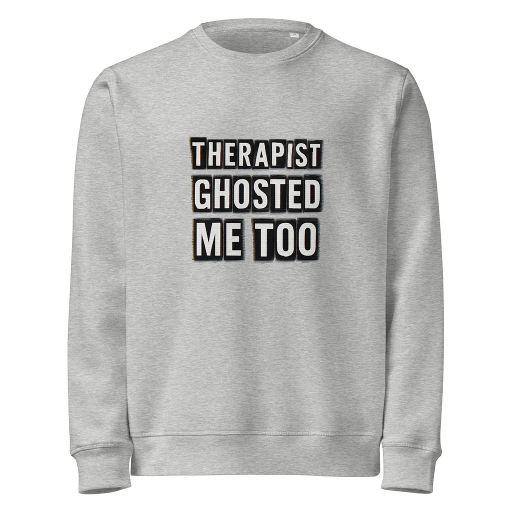 PureSarcasm sarcastic sweatshirt - heather grey, front view