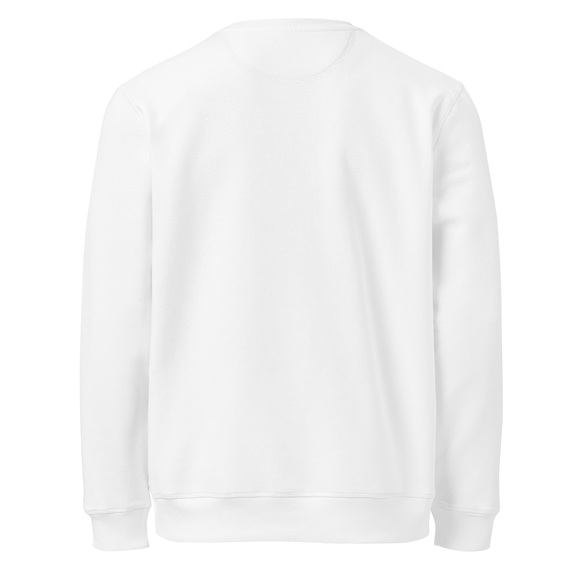 PureSarcasm sarcastic sweatshirt - weight white, back view