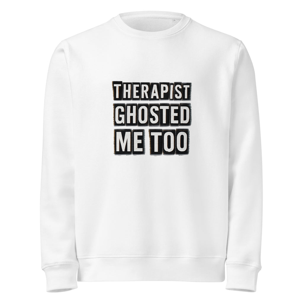 PureSarcasm sarcastic sweatshirt - weight white, front view