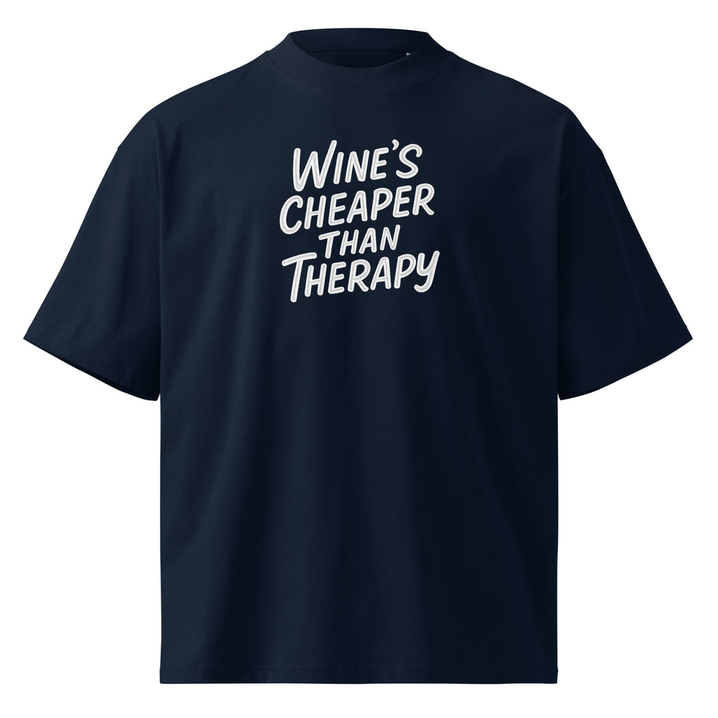 PureSarcasm sarcastic t-shirt - french navy, front view