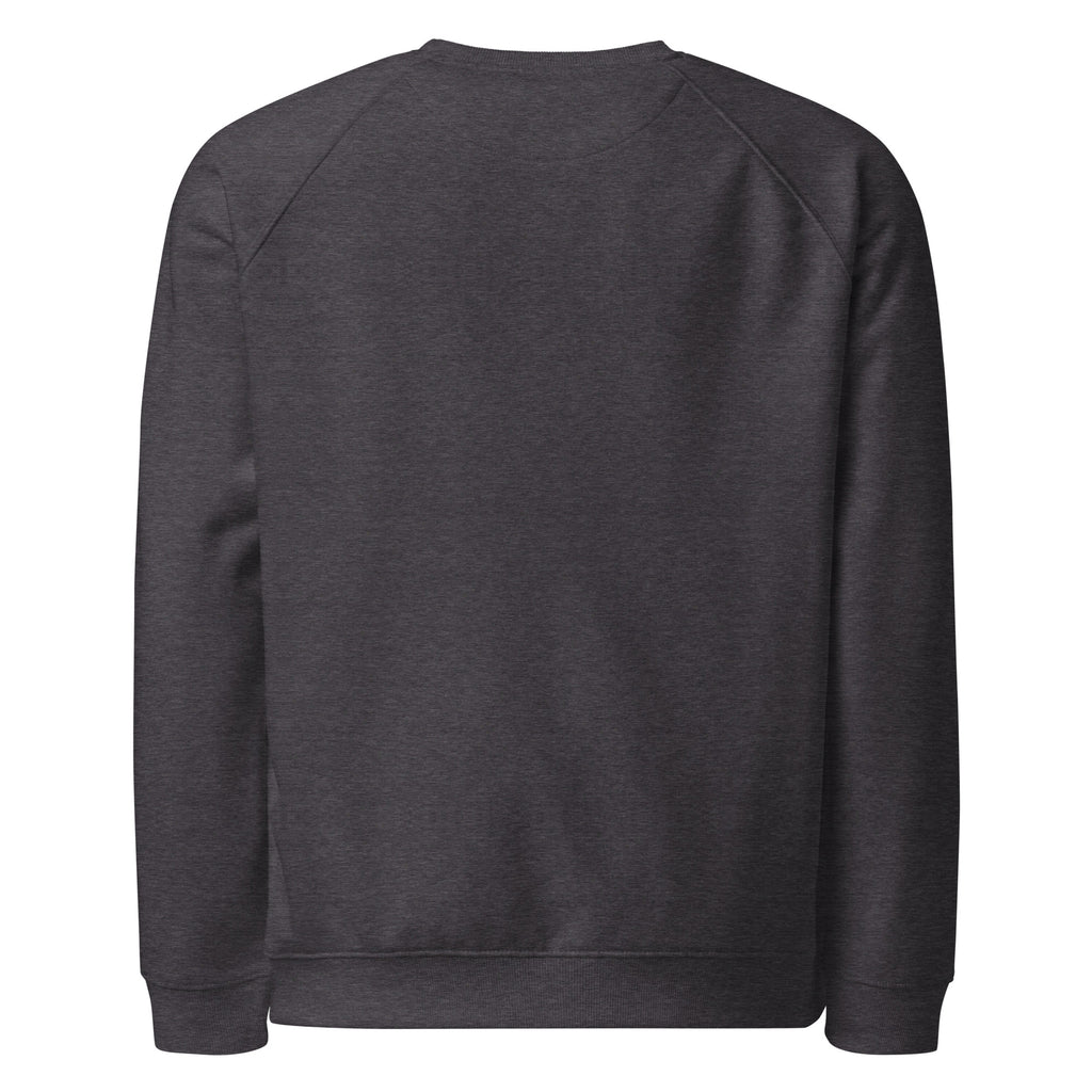 PureSarcasm sarcastic sweatshirt - charcoal melange, back view