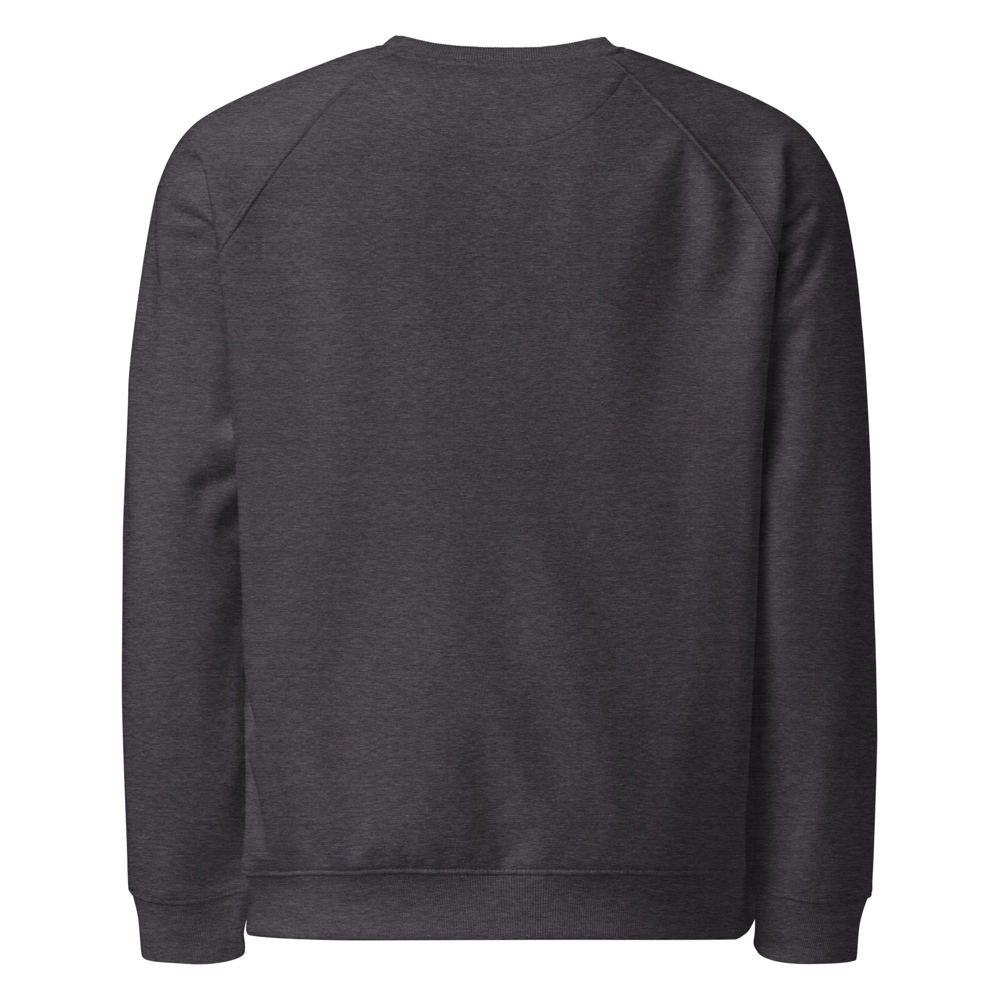 PureSarcasm sarcastic sweatshirt - charcoal melange, back view