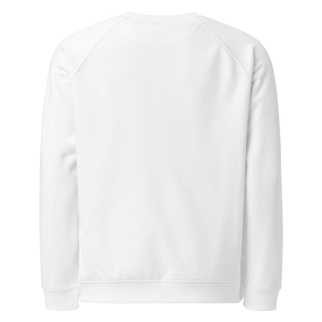 PureSarcasm sarcastic sweatshirt - raglan white, back view