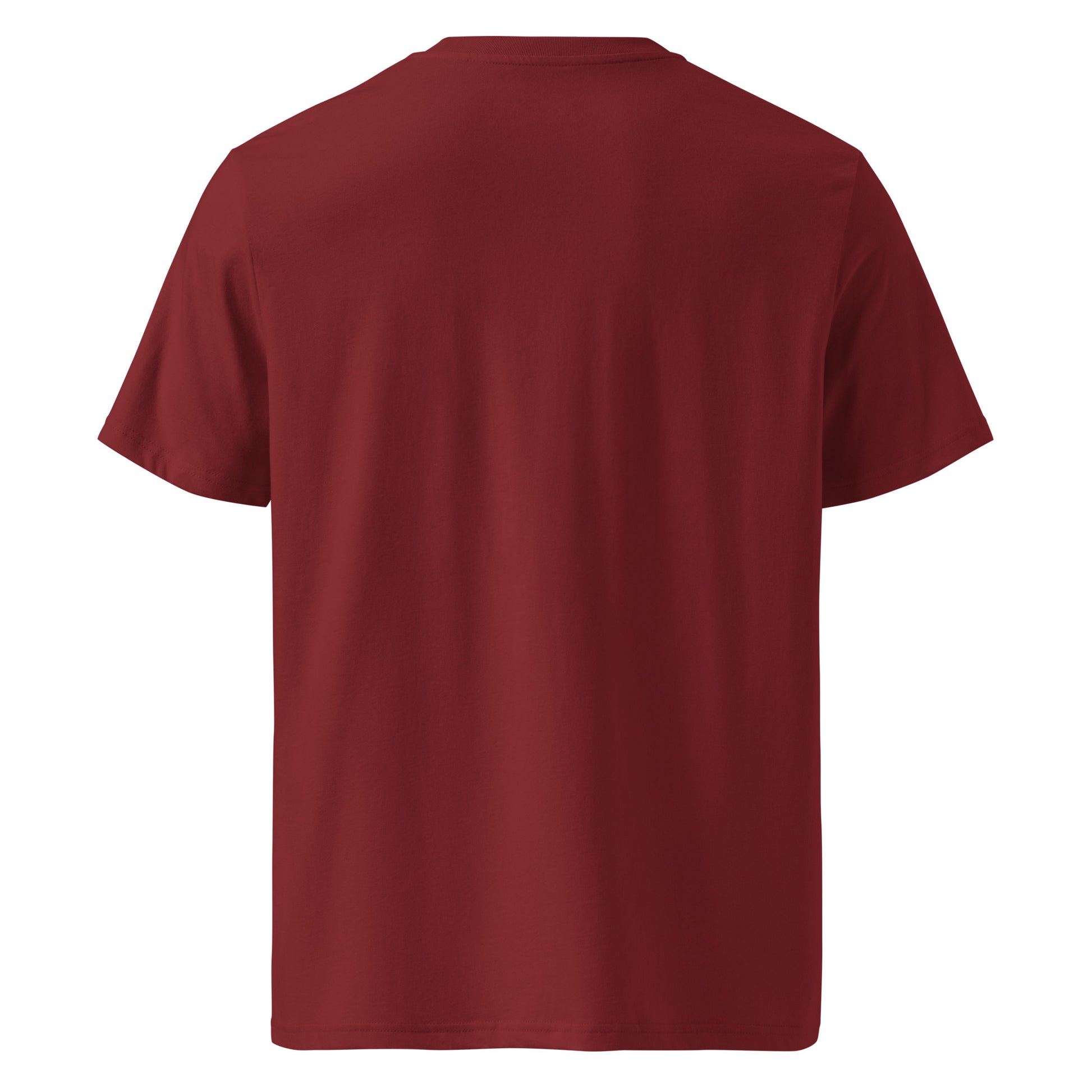 Bills Paid? Hilarious Concept. - Sarcastic T-Shirt in T Shirt Burgundy - Back View | Sarcastic T-shirt | PureSarcasm