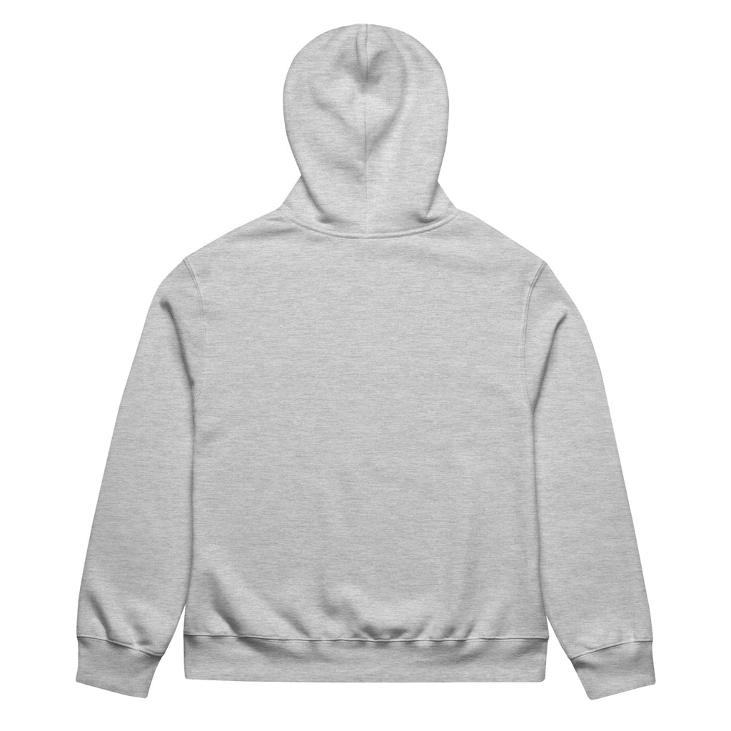 My Career Is a Prank sarcastic hoodie - athletic heather, back view