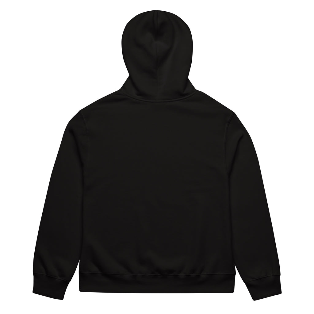 My Career Is a Prank sarcastic hoodie - heavyweight black, back view
