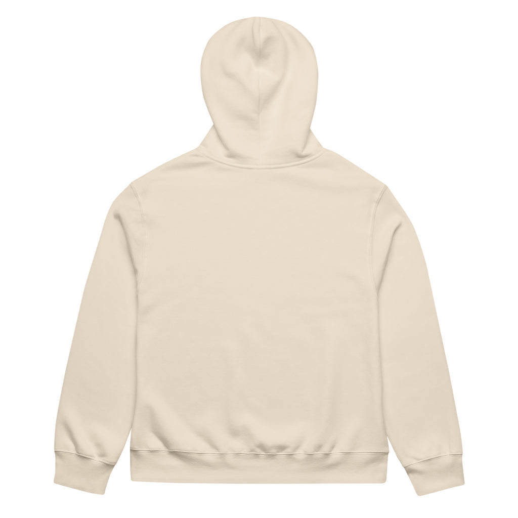 My Career Is a Prank sarcastic hoodie - heavyweight dust, back view