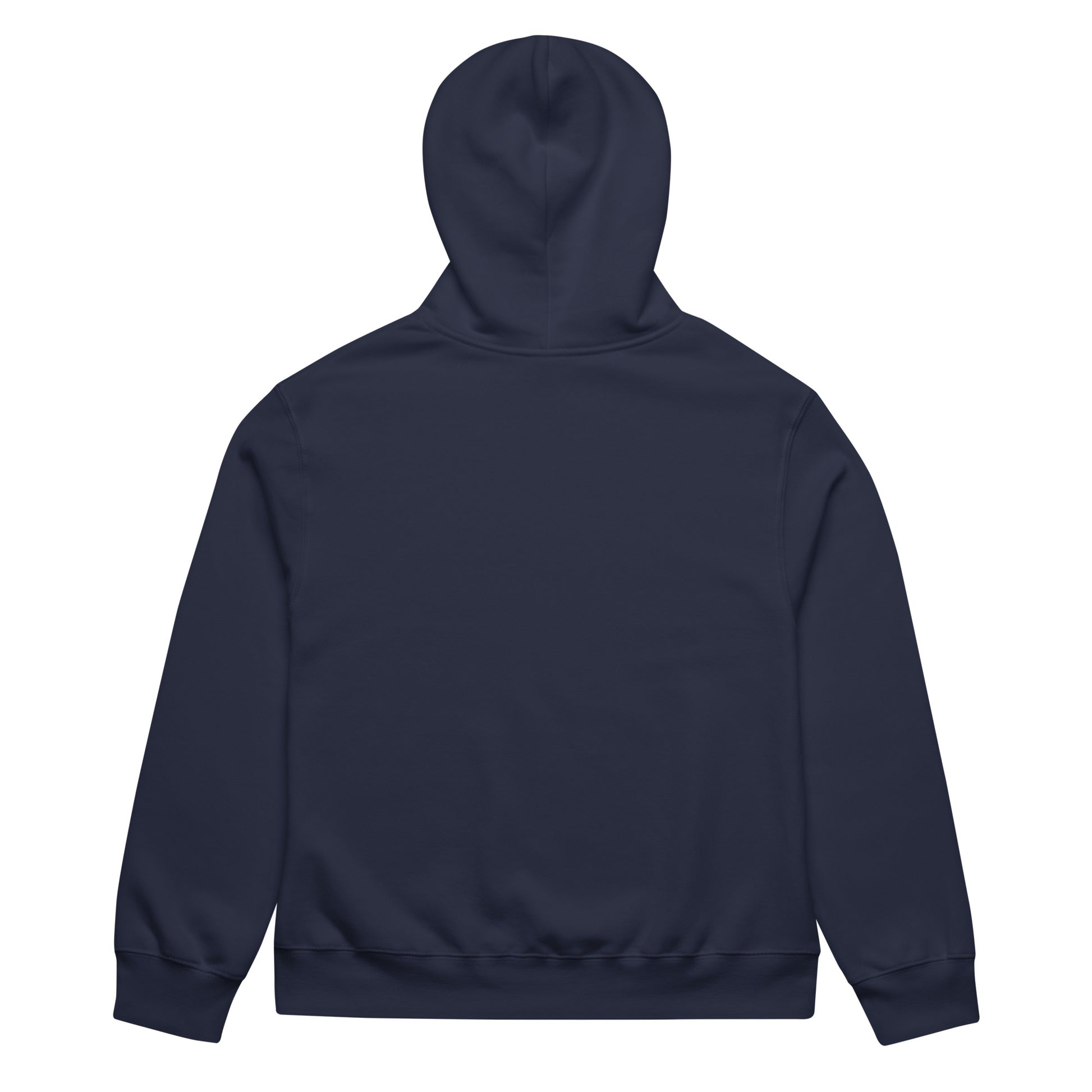 Deadlines Over My Dead Body - Sarcastic Hoodie in Heavyweight Hoodie Navy - Back View | Sarcastic Hoodie | PureSarcasm