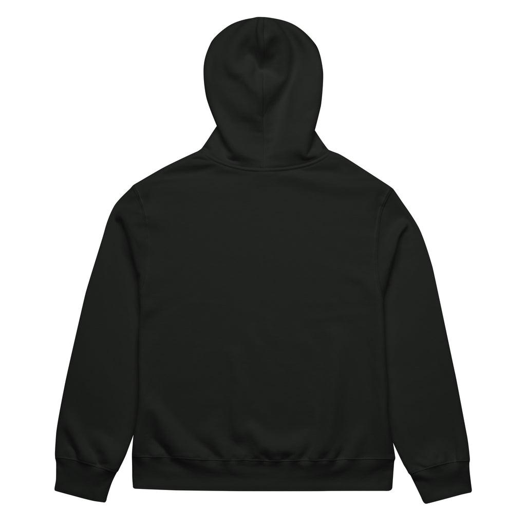 My Career Is a Prank sarcastic hoodie - vintage black, back view