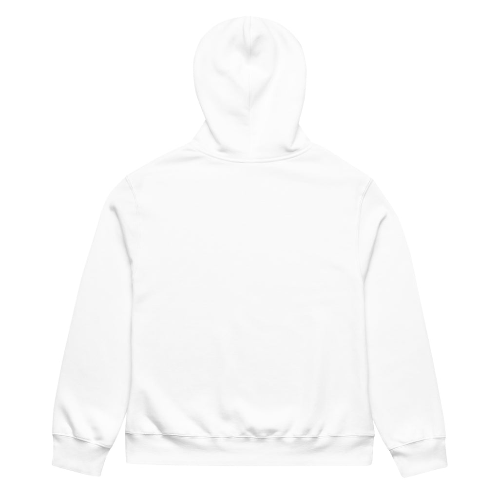 My Career Is a Prank sarcastic hoodie - heavyweight white, back view