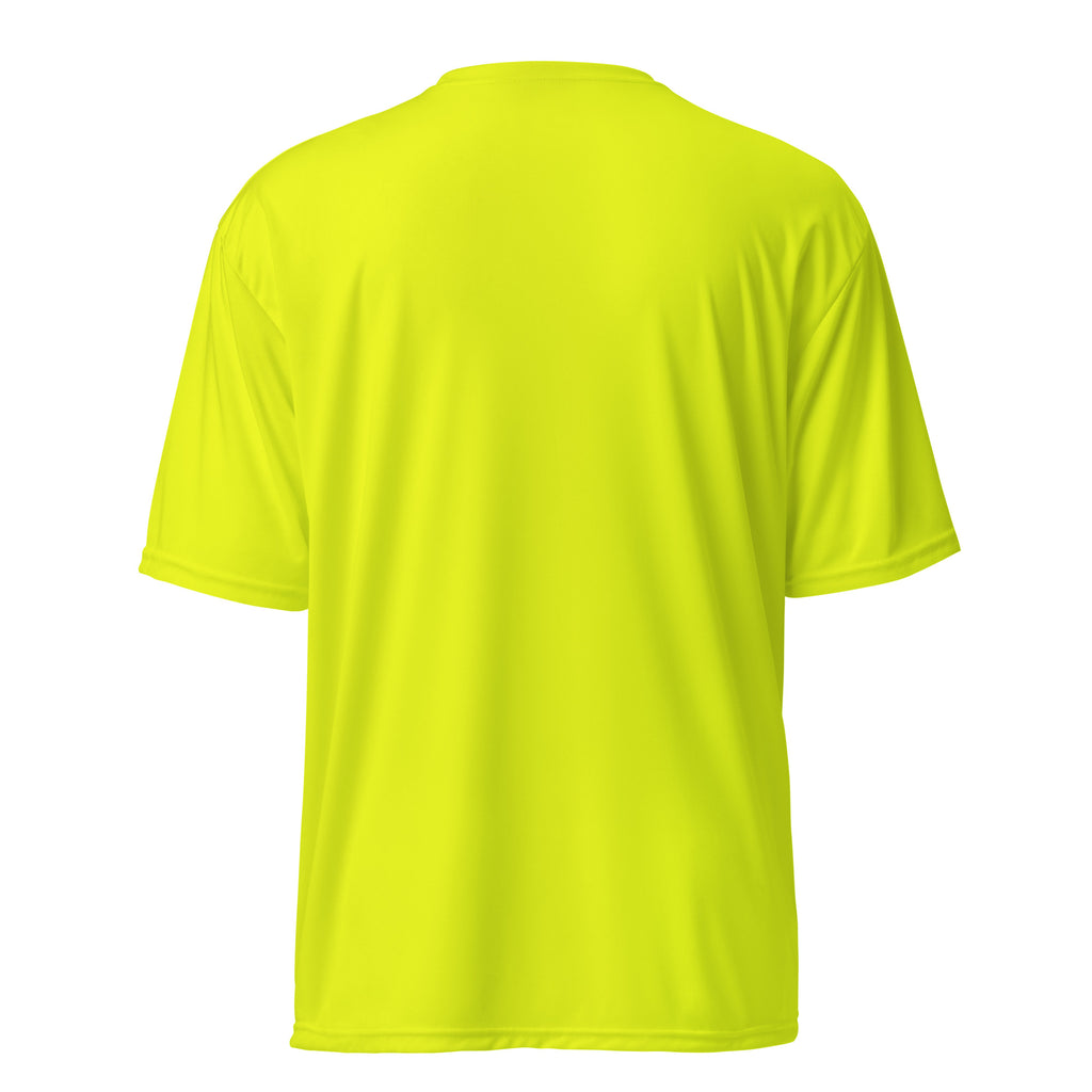 PureSarcasm sarcastic t-shirt - safety yellow, back view