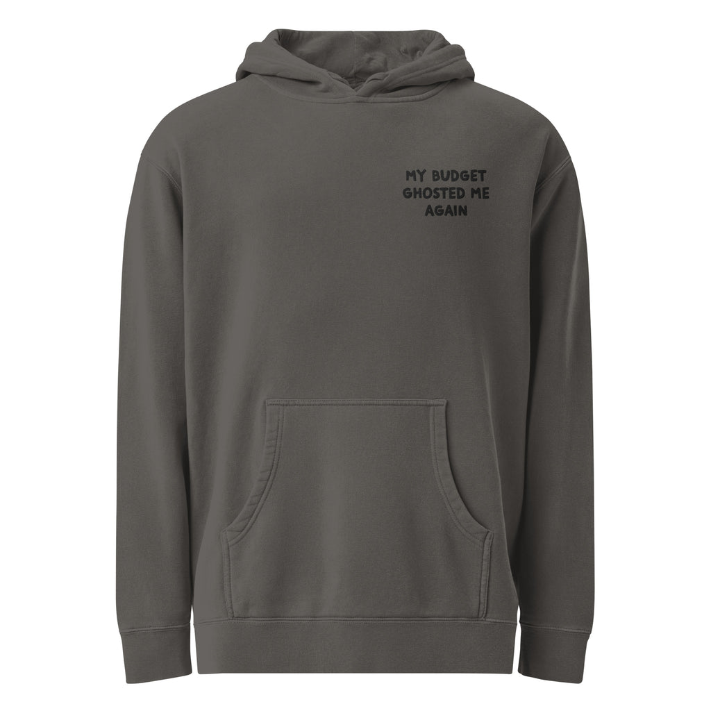 PureSarcasm sarcastic hoodie - pigment black, front view